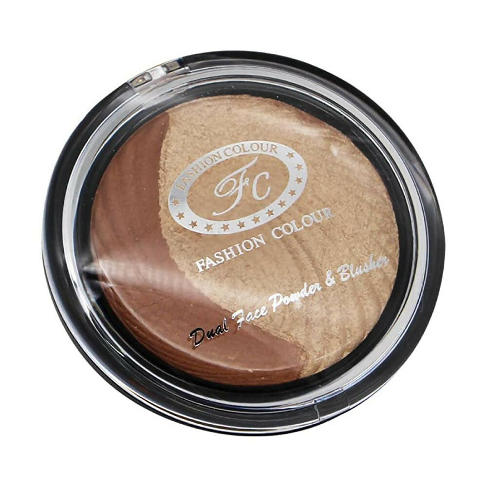 Fashion Colour Dual Face Powder and Blusher-Shade 03 (Dusky Shade) | Grocsy