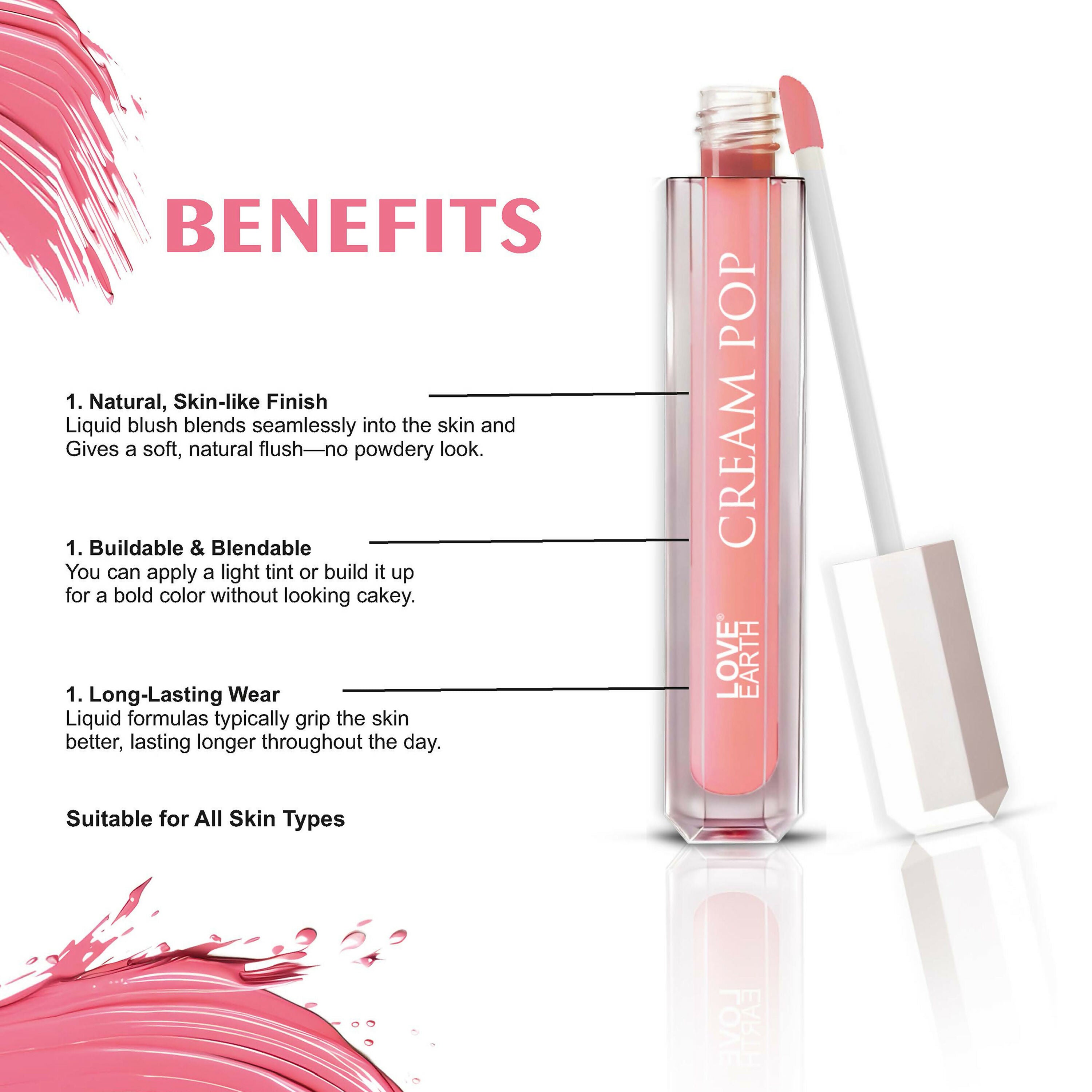 Love Earth Cream Pop Blush Combo | Grocsy