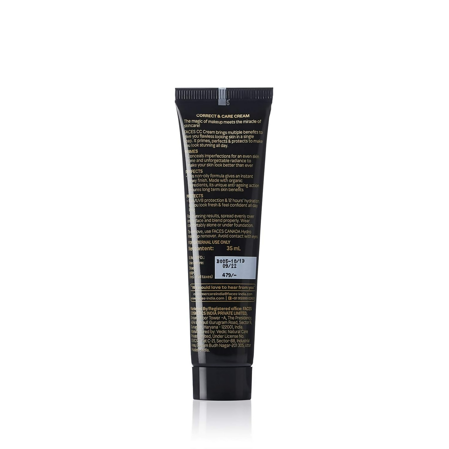 Faces Canada Color Correcting CC Cream with SPF 20 - Natural Hydrates | Grocsy