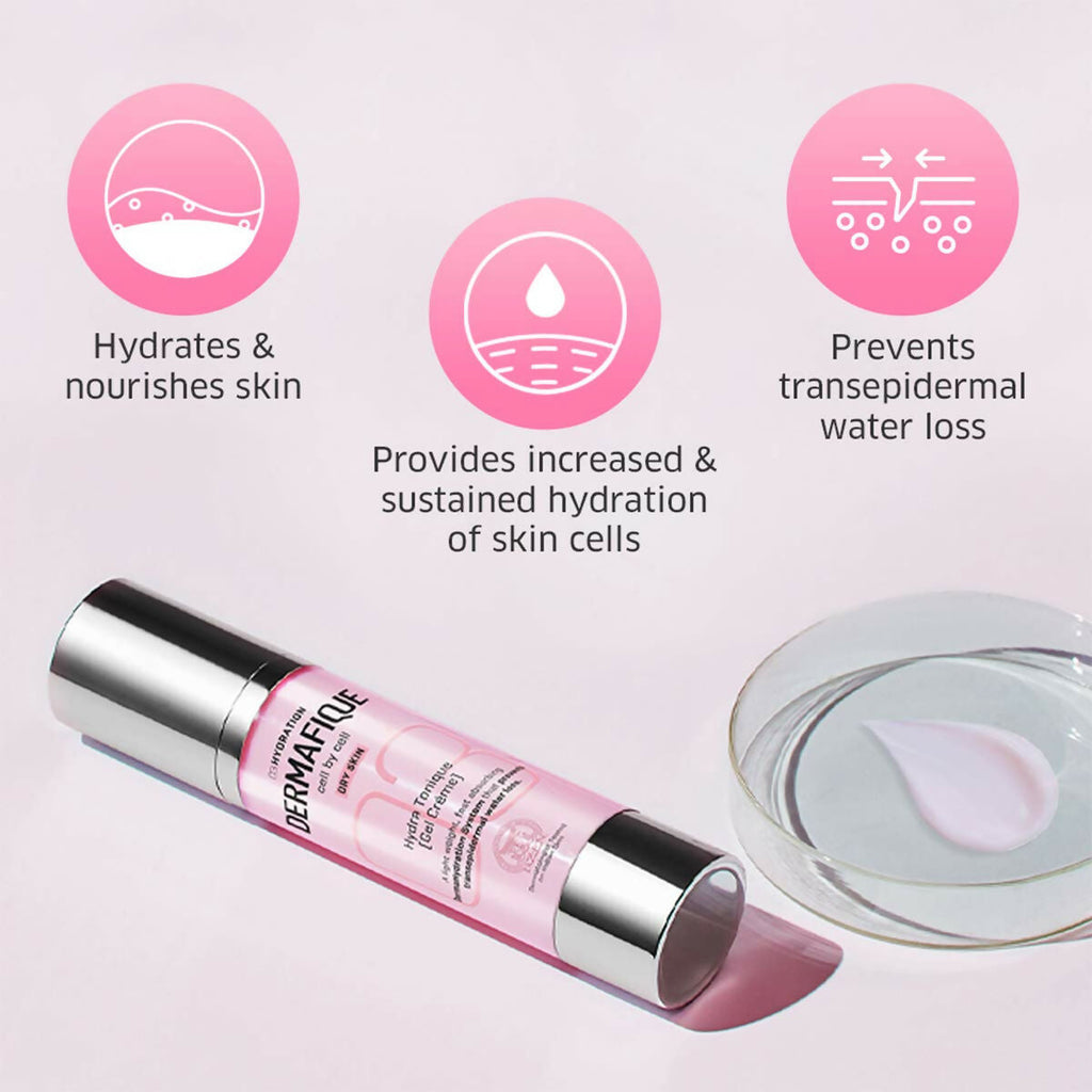 Dermafique Hydra Tonique Gel Creme With Shea Butter, Hydrating Moisturizer For Dry Skin | Grocsy