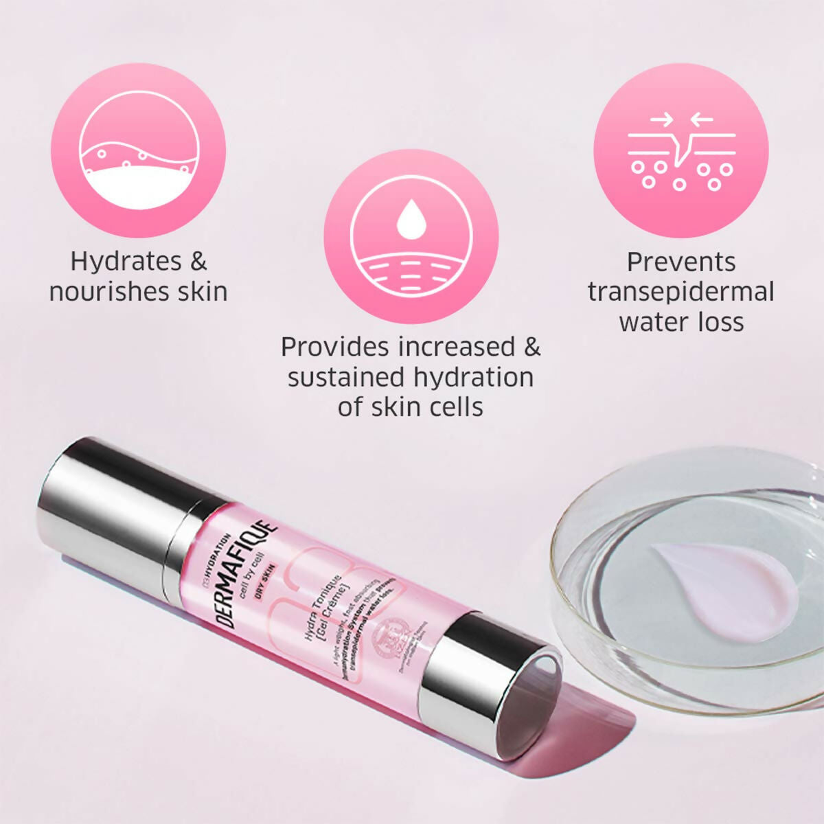 Dermafique Hydra Tonique Gel Creme With Shea Butter, Hydrating Moisturizer For Dry Skin | Grocsy