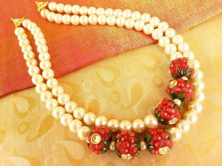 Pearls Designer Necklace | Grocsy