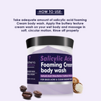 Volamena Organics Salicylic Acid Foaming Cream Body Wash | Grocsy