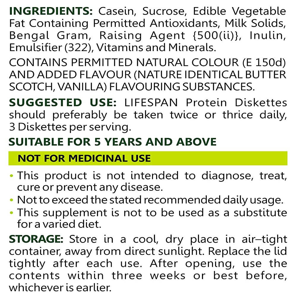 LifeSpan Protein Diskettes | Grocsy