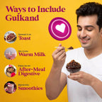 Vanalaya Gulkand Prepared using Sun Cooked Damask Rose & Cardamon | Grocsy