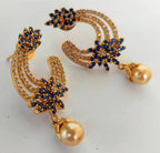 Blue AD Fashion Earrings | Grocsy