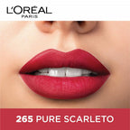 L'Oreal Paris Color Riche Moist Matte Lipstick - 265 Pure Scarleto | Grocsy