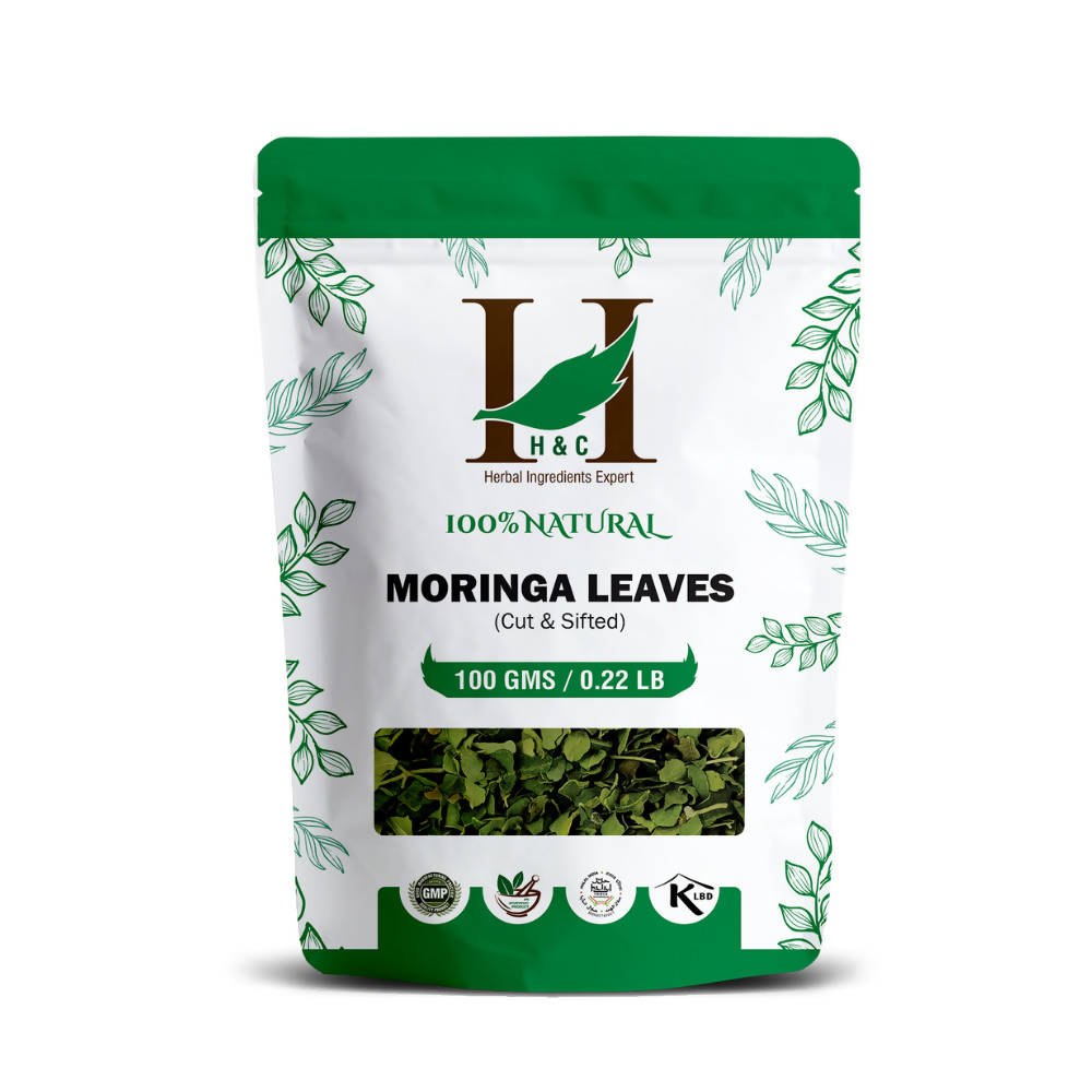 H&C Herbal Moringa Leaves Cut & Shifted Herbal Tea Ingredient | Grocsy