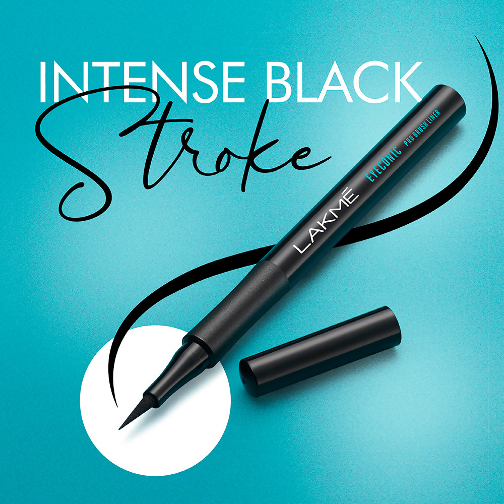 Lakme Eyeconic Pro Brush Liner Black | Grocsy