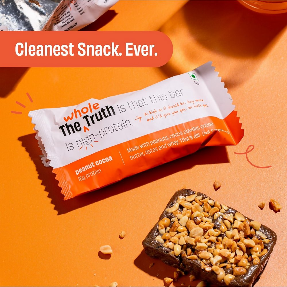 The Whole Truth Protein Bars - Peanut Cocoa | Grocsy