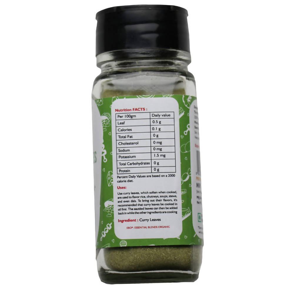 Essential Blends Organic Curry Leave Powder | Grocsy