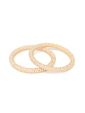 Golden Bangles (Gold) - Ruby Raang | Grocsy