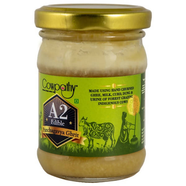 Cowpathy A2 Edible Panchagavya Ghritam | 100% Herbal and Natural | Cow's Natural Panchgavya | Good For Oral Health | Grocsy