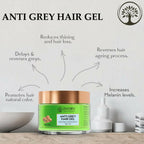 Ivory Natural Grey Gel For Hair Restore Natural Dark Shine And Luster | Grocsy