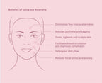 Natural Vibes Kwansha Face Massager with Free Gold Beauty Elixir Oil | Grocsy