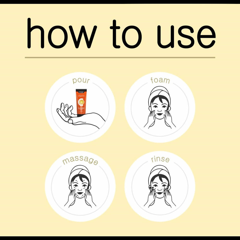 Bare Body Essentials Vitamin C Hydraglow Face Wash | Grocsy