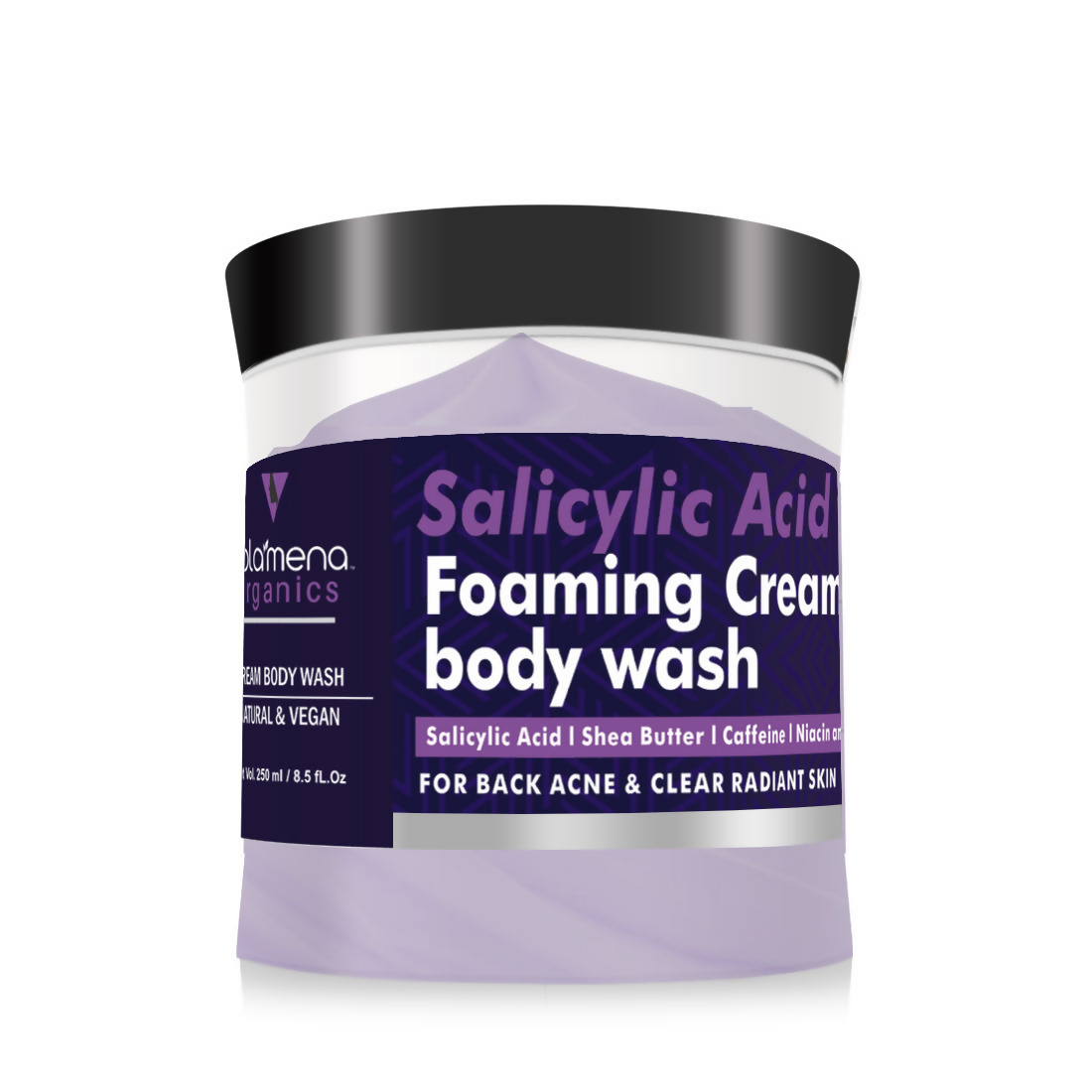 Volamena Organics Salicylic Acid Foaming Cream Body Wash | Grocsy