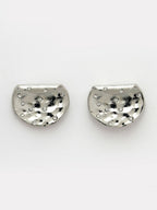 NVR Women's Set of 2 Gold & Silver Brass-Plated Artificial Stones Studded Studs Earring | Grocsy
