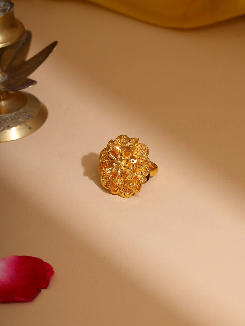 Ruby Raang Golden Ring | Grocsy