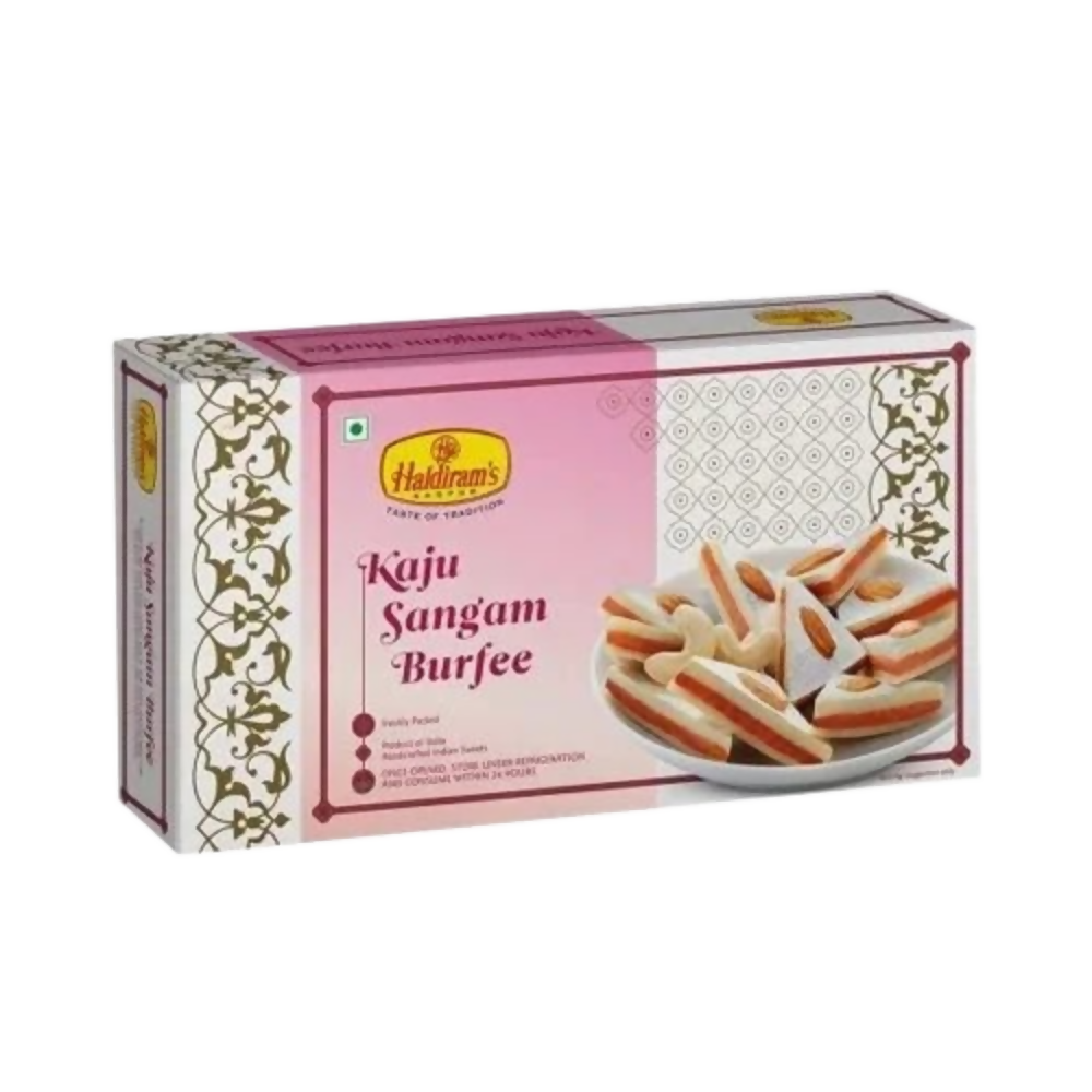 Haldiram's Kaju Sangam Burfee | Grocsy
