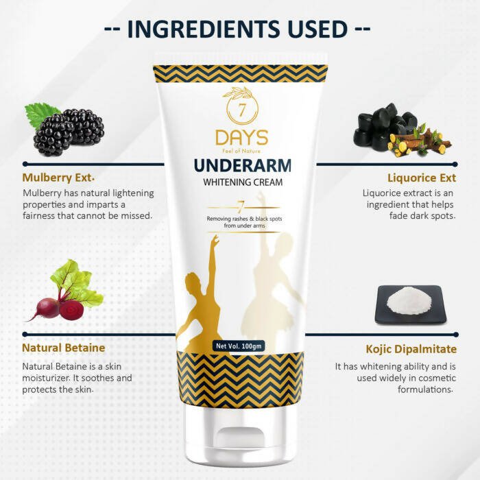 7 Days Underarm Whitening Cream | Grocsy