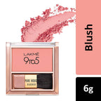 Lakme 9To5 Pure Rouge Blusher - Nude Flush | Grocsy