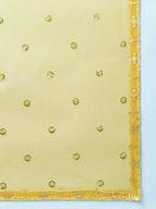 House of Panchhi Mustard Net Sequinse Work Lehenga & Blouse, Dupatta | Grocsy
