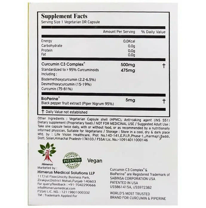 Curzest Vegetarian DR Capsules | Grocsy