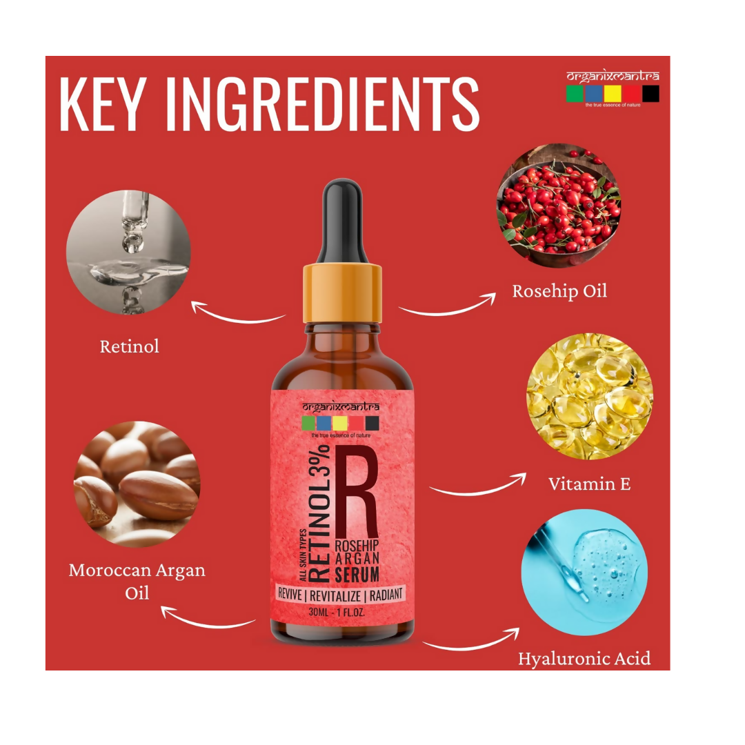 Organix Mantra Retinol Serum 3% for face | Grocsy