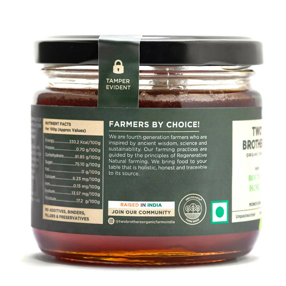 Two Brothers Organic Farms Indian Ber Tree Raw Honey-Mono Floral | Grocsy