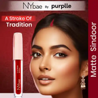 NY Bae Pure Matte Sindoor - Merry Maroon 02 | Grocsy