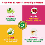 Zandu ImmU Tasty Ayurvedic Soft Chews For Kids Mango Flavour | Grocsy