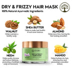 Ivory Natural Dry Rough Hair Mask For Smooths Hair, Frizz Reduction | Grocsy