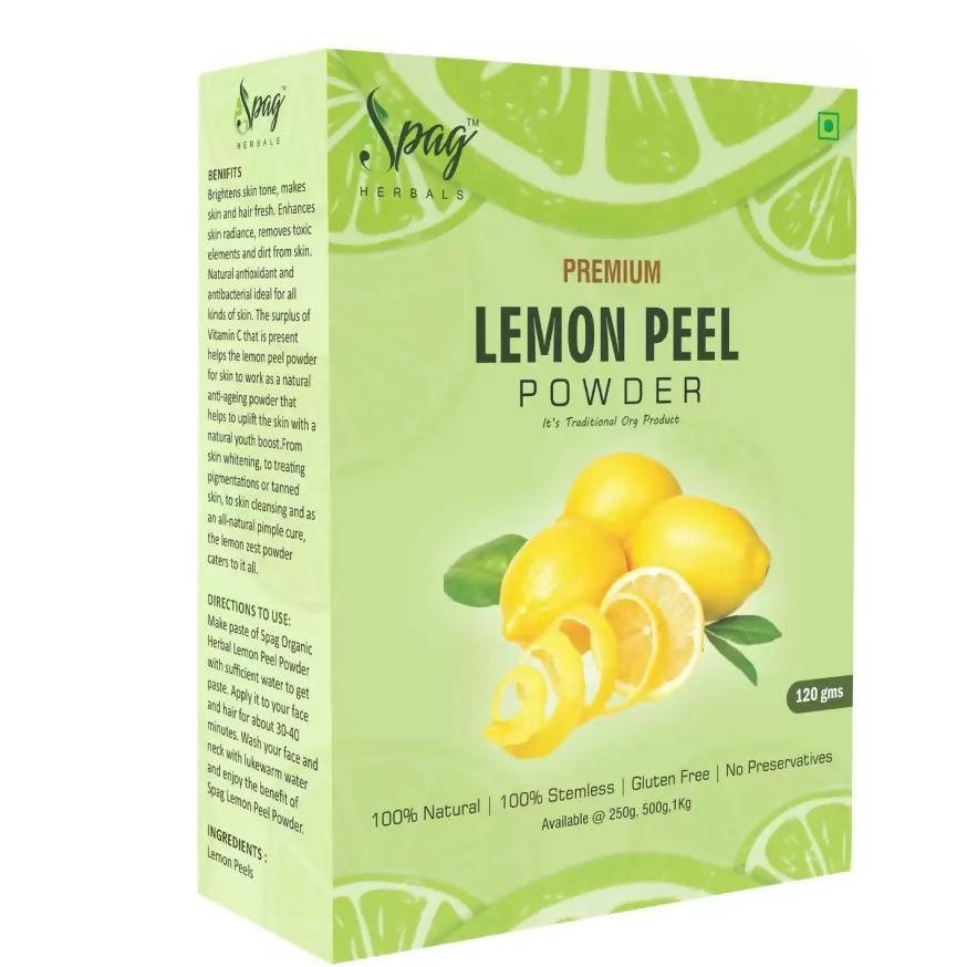 Spag Herbals Premium Lemon Peel Powder | Grocsy