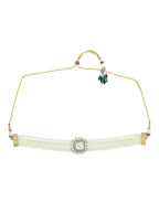 Pearl Kundan Choker- Ruby Raang | Grocsy