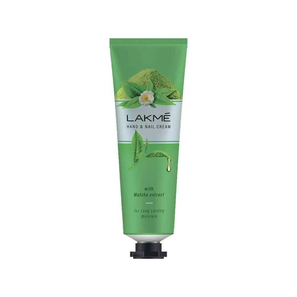 Lakme Hand & Nail Cream With Matcha, Pentavitin And Almond Oil | Grocsy
