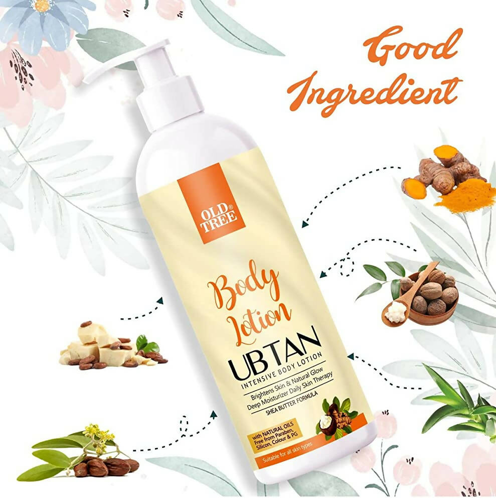 Old Tree Ubtan Body Lotion for Brightening Skin | Grocsy