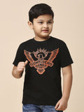 Fancode Kids Typography Printed Round Neck Sunrisers Hyderabad IPL T-Shirt | Grocsy
