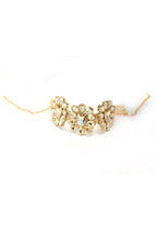 Mominos Fashion Joharkamal Gold-Polished Brass Finish Stone Choker For Women & Girls (Golden) | Grocsy