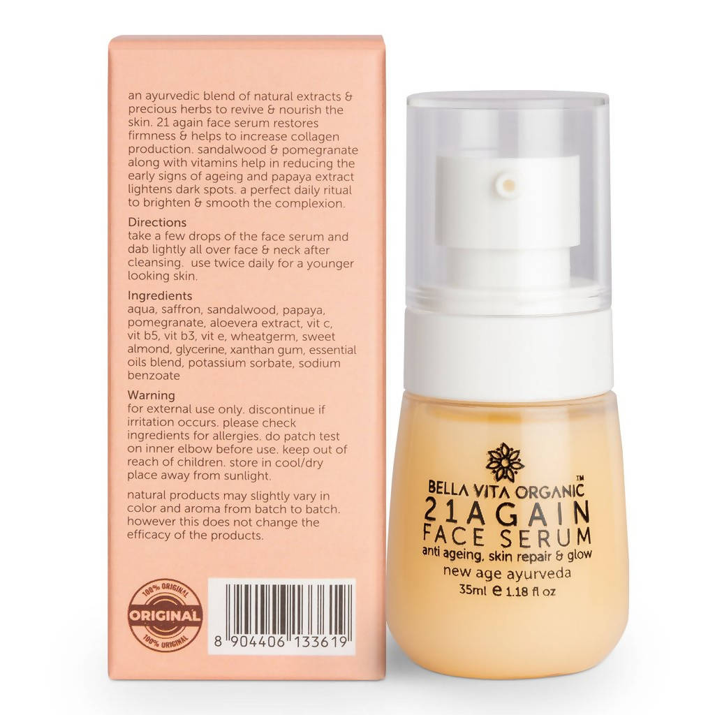 Bella Vita Organic 21 Again Face Serum | Grocsy