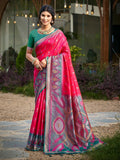 Shree Shyam Fashion Red Soft Silk Saree | Grocsy