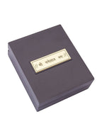 Golden Peacock 24-Ct Gold-Toned Gold Foil Ganesh Pooja Box | Grocsy