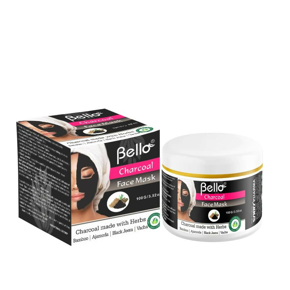 Bello Herbals Charcoal Face Mask | Grocsy