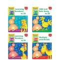 Excel Maths Early Skills Ages 5-6 Year Books for Senior KG| Set of 4| Numbers, Addition, Subtraction, Multiply, Divide | Grocsy