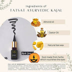 Tatsat 100% Natural Certified Ayurvedic Kajal With Pure Herbs | Grocsy