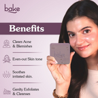 Bake 10% Niacinamide + 3% Azelaic Acid Scrub Treatment Soap | Grocsy