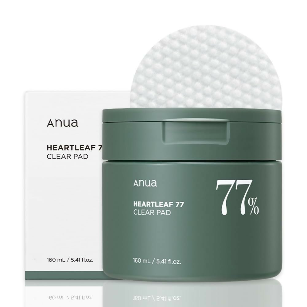 Anua Heartleaf 77 Clear Pad Sheets - Pha Dead Skin Care Low Ph Daily Toner Pad - Korean Skincare | Grocsy