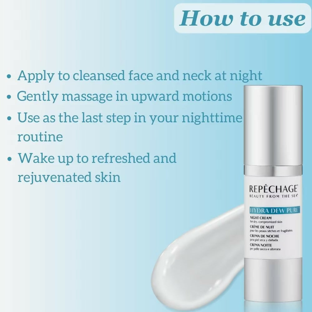 Repechage Hydra Dew Pure Night Cream | Grocsy