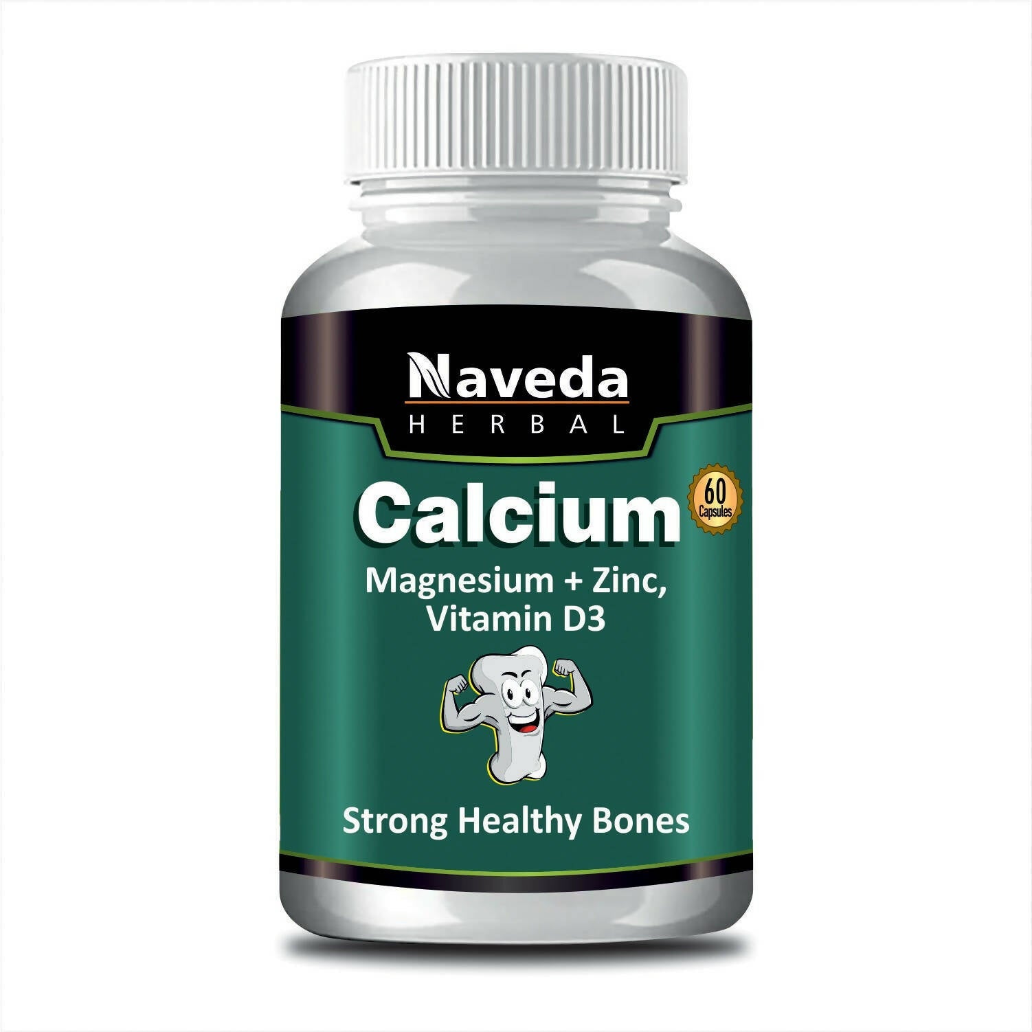 Naveda Herbal Calcium Capsules | Grocsy