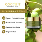 Coccoon Repairing Night Cream With Vitamin C Kakadu Plum and Shea Butter | Grocsy